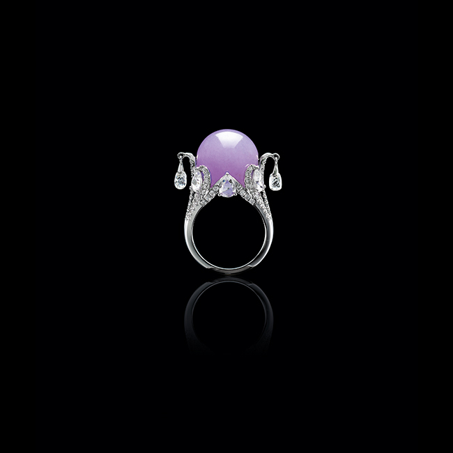 紫羅蘭珠子戒指